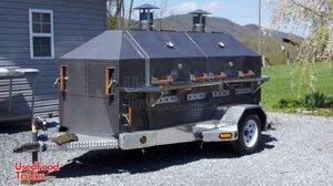 2012 - 6' x 15' Commercial BBQ Smoker Food Trailer