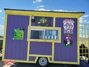 Clean and Appealing - 7.5' x 12.5' Snowball Trailer | Shaved Ice Concession Trailer