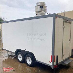 LIKE NEW - 2024 16' Kitchen Food Concession Trailer with Pro-Fire System