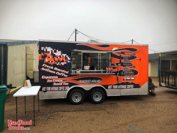Self-Contained 2018 - 8' x 16' Mobile Cafe' Business / Coffee Concession Trailer