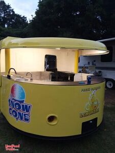 Vintage 1950 Shaved Ice, Cotton Candy, and Lemonade Concession Trailer