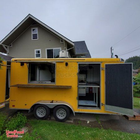 2010 - 7' x 16' Cargo Mate Food Concession Trailer with 2019 Kitchen