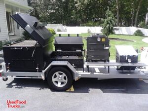 2014 - 7' x 20' Commercial Grill and Smoker Food Trailer