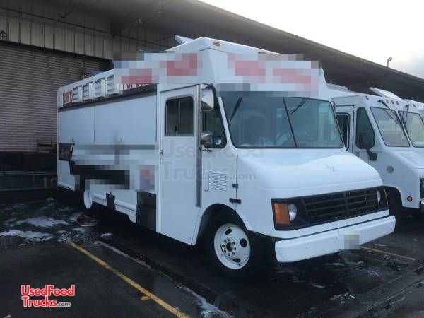 GMC Step Van Kitchen Food Truck with Pro Fire Suppression System