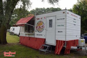 Used Mobile Kitchen Food Concession Trailer