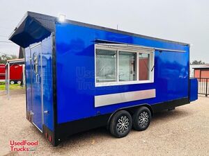 New and Ready to Go - 2023 8   x 18   Kitchen Food Trailer with Fire Suppression System