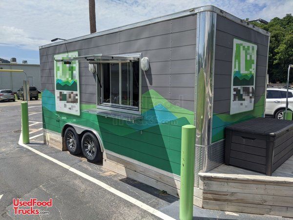 2019 Anvil 7FY 8.5' x 18' Coffee and Espresso Trailer with Restroom