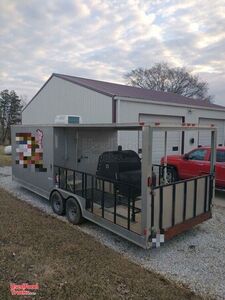 2016 - 26' Freedom Barbecue Food Concession Trailer with Open Porch