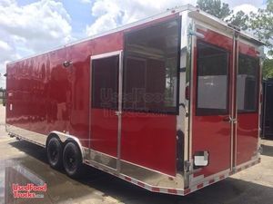 2017 Custom-Built 30' Barbecue Rig / Used BBQ Concession Trailer with Porch