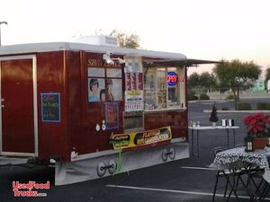 8' x 14' Shaved Ice / Coffee Concession Trailer