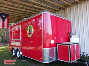 Like-New 2022 8.5' x 16' Kitchen Food Concession Trailer with Pro-Fire Suppression