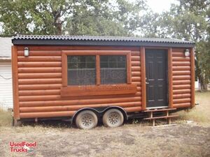 2012- 20' x 8' Log Cabin Concession Trailer- Real Logs