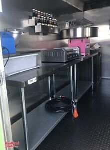 Like New 2023 - 7' x 12' Shaved Ice and Ice Cream Concession Trailer