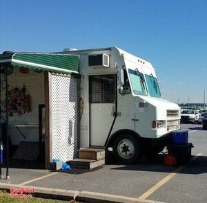 Ready to Go Used Freightliner MT45 25' Step Van Food Truck with Trailer