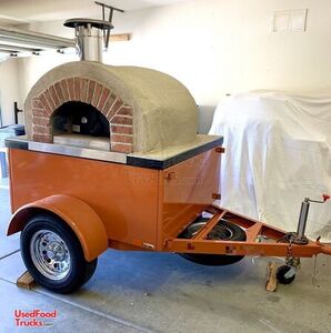 New 2019 6.7' x 9.5' Forno Bravo Wood-Fired Oven on Wheels / Pizza Trailer
