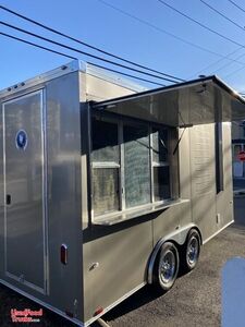 Like-New 2020 Worldwide 7' x 16' Commercial Kitchen Concession Trailer