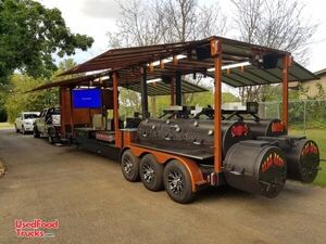 NEW 30' Pro BBQ Competition Rig Concession Trailer Open Kitchen