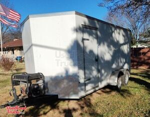 Ready to Outfit 2019 - 7' x 18' Concession Trailer | Mobile Vending Unit
