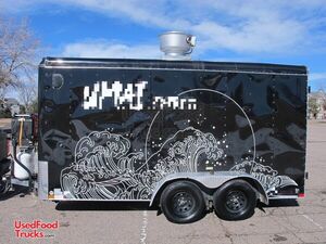 Like-New - 2022 7' x 14' Interstate Kitchen Food Concession Trailer with Pro-Fire Suppression