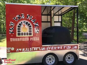 Nice Looking 2020 - 6' x 10' Open Wood-Fired Pizza Concession Trailer