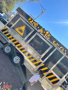 Used - Concession Trailer with Pro-Fire Suppression | Taco Trailer Street Food Vending Unit
