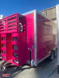 Like-New 14' Food Concession Trailer | Mobile Street Vending Unit with Pro-Fire System
