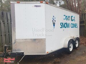 2016 - Freedom 7' x 12' Shaved Ice Concession Trailer | Snowball Trailer