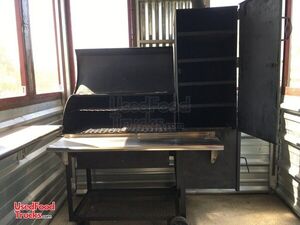 Inspected 2017 8' x 24' Barbecue Vending Trailer with a Screened Porch