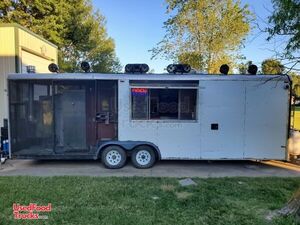 2007 - 8'6" x 30' Barbecue Concession Trailer with a Screened Porch