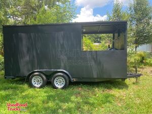 2010 8' x 16' Barbecue Food Trailer with Porch | Mobile Food Unit