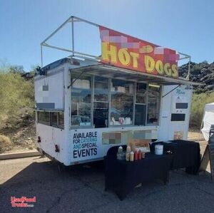 Used - 8' x 16' Wells Cargo Street Food Concession Trailer with Pro-Fire System