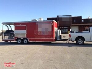 8.67' x 25' Food Concession Trailer with Porch