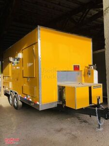 Like New - 2023 8.5' x 16' Kitchen Food Trailer with Fire Suppression System