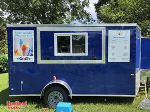 2018 - 6' x 12' Rock Solid Cargo Shaved Ice/Snowball Concession Trailer