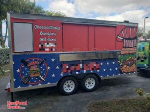 2020 8' x 16' Concession Food Trailer  Mobile Kitchen Unit w/ Truck