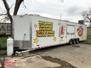 Massive - 2017 34' WOW Mobile Kitchen Food Concession Trailer with Bathroom