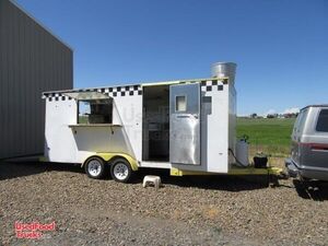 8' x 21' Used Food Concession Trailer with Van