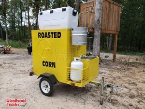 4.5' x 5.5' Corn Roasting Trailer / Used Corn Roaster Machine