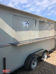 2018 - 7' x 16' Used Mobile Kitchen / Ready to Go Food Concession Trailer