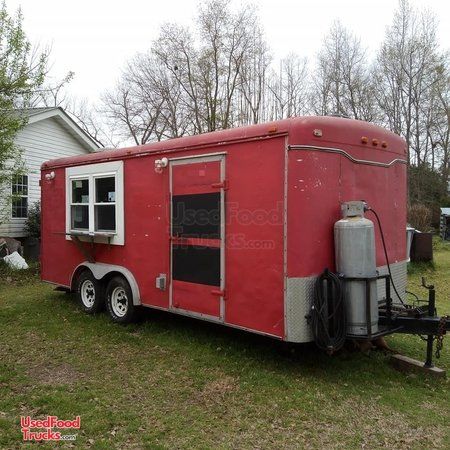 Used 8' x 20' Street Food Concession Trailer - Works Great