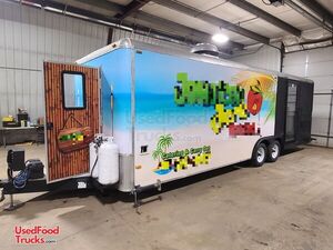 2007 8.5' x 26' United Concession Food Trailer | Barbecue Food Trailer
