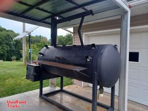 Well Maintained - Barbecue Food Trailer with Porch | Mobile Food Unit
