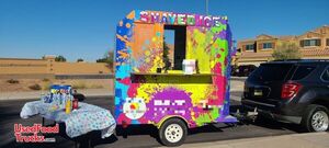 Compact 2010 - 4' x 8' Shaved Ice Trailer / Mobile Concession Unit