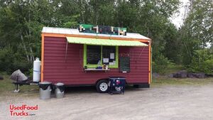 18' Used Mobile Kitchen Food Concession Trailer