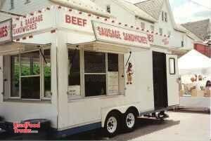 18 ft Concession Trailer, Sausage Sandwiches, Lots of Possibilities