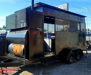 Fully Operational - Barbecue Concession Trailer with Screened Surrounds