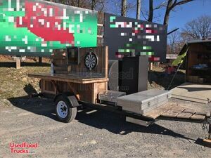 SUPER COOL Mobile Open BBQ Smoker Tailgating Trailer with Sound System