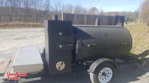 SUPER COOL Mobile Open BBQ Smoker Tailgating Trailer with Sound System