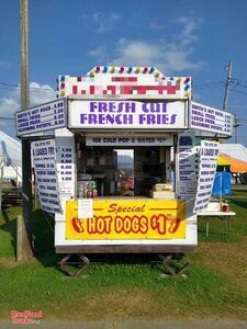 Classic 7' x 12'  Carnival Food Concession Trailer | Mobile Food Unit