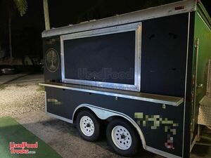 2021 7' x 14' Lightly Used Mobile Kitchen Food Concession Trailer